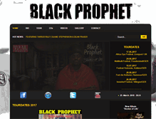 Tablet Screenshot of black-prophet.de